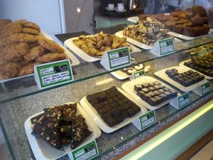 Vegan and raw sweets. at Paradise Food in Budva