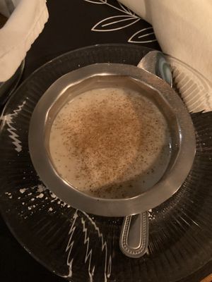 on the house- but they should have paid me for eating it   at Amalias Kitchen in Crete