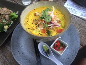Laksa at Doko Demo V in West Burleigh