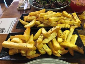 Awesome chips at Doko Demo V in West Burleigh