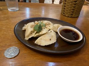 Delicious dumplings. at Doko Demo V in West Burleigh