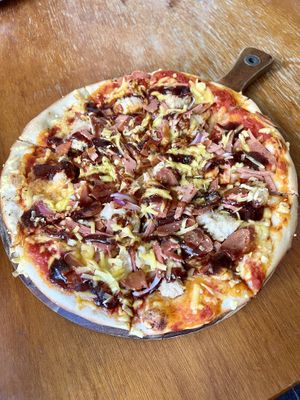 Meatlovers Pizza  at Doko Demo V in West Burleigh