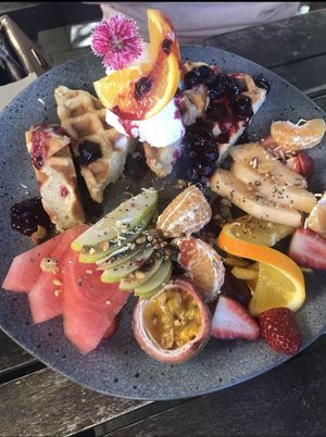 Waffles  at Doko Demo V in West Burleigh