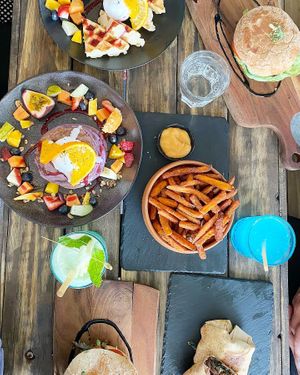 Spread  at Doko Demo V in West Burleigh