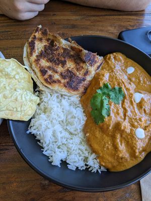 Butter chick'n at Doko Demo V in West Burleigh