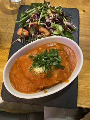 No meat lasagne  at Doko Demo V in West Burleigh