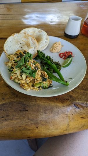 Thai Scrambled Tofu GF at Doko Demo V in West Burleigh