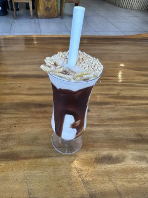 Cheeky monkey milkshake  at Doko Demo V in West Burleigh