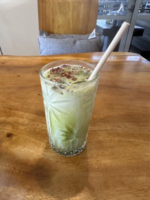 Iced matcha - sooo good  at Doko Demo V in West Burleigh