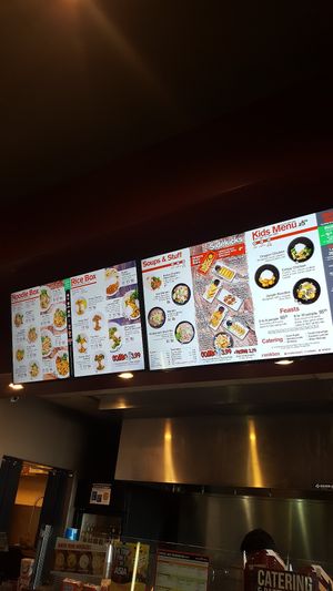 So many choices!! at Wok Box in Kamloops