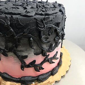 For a Maleficent themed celebration at Cake Girl in Los Angeles