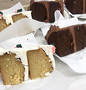Vanilla & Chocolate Cakes at Cake Girl in Los Angeles