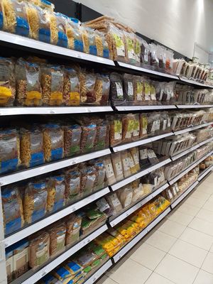 Pasta section ~ Circuit Breaker Period  Phase 2 at Zenxin Organic Food in Central Singapore