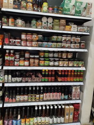 Sauces section ~ Circuit Breaker Period  Phase 2 at Zenxin Organic Food in Central Singapore