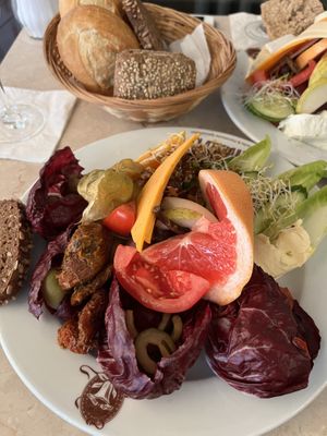 Vegan breakfast plate.   at Cafe Anna Blume in Berlin