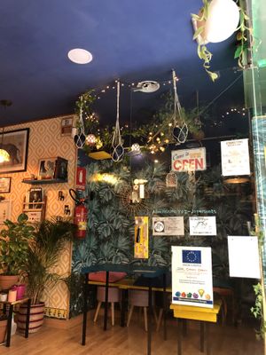 The coffee place  at La Tienda de Los Unicornios in Granada