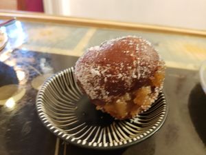 Berlina de dulce de leche at La Tienda de Los Unicornios in Granada