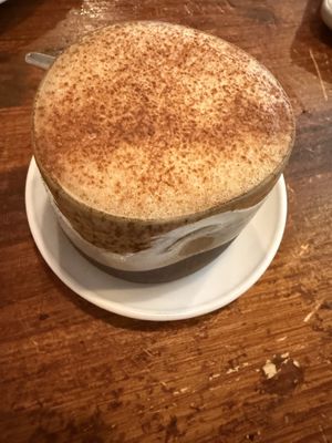 Pumpkin spice latte   at La Tienda de Los Unicornios in Granada