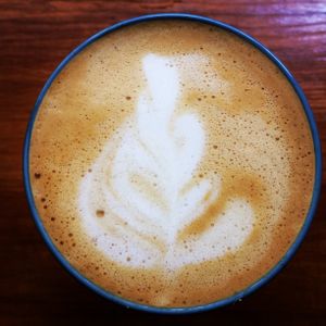 Coconut cappuccino  at La Tienda de Los Unicornios in Granada