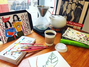 All our cups are biodegradable  at La Tienda de Los Unicornios in Granada