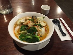 Laksa: only $13 😛 at Vegie Mum in Fitzroy