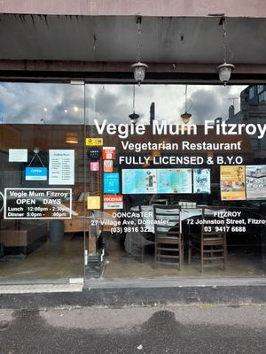 Street view at Vegie Mum in Fitzroy