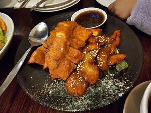 Asian food with no allium at Vegie Mum in Fitzroy