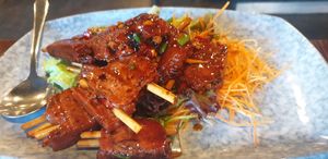 Vegan ribs at Vegie Mum in Fitzroy