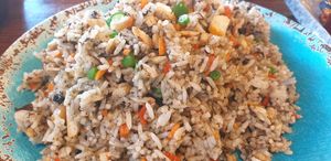 Olive fried rice at Vegie Mum in Fitzroy