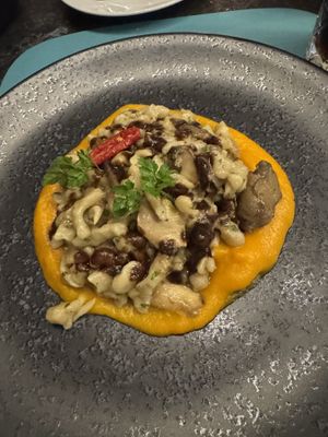 ‘Vegan mushroom Gnocchi’  at Ristorante Lo Stornello in Stresa