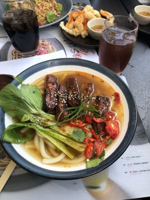 I also had a peach tea 🧡  at Wagamama in Brighton