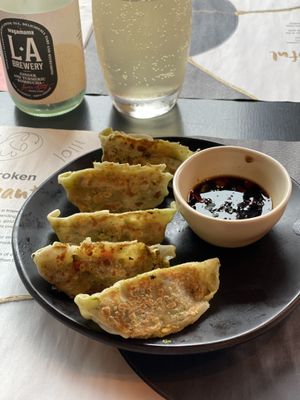 Gyozas  at Wagamama in Brighton