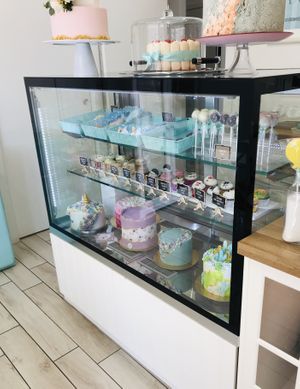 Inside the shop at Cake Studio in Padua