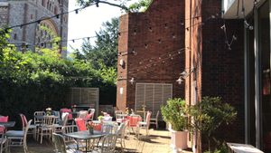 Outdoors  at NoMooMoo in St Albans