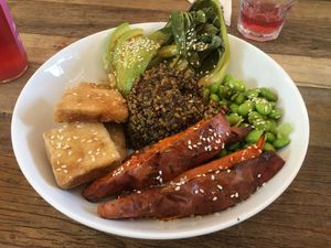 Earth bowl at NoMooMoo in St Albans