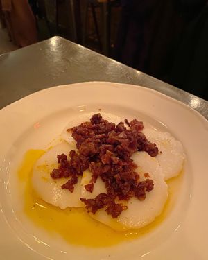 Rice cakes at Fat Choi in Toronto