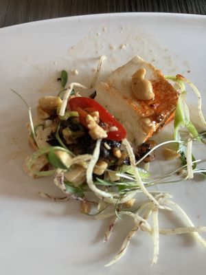 Cold tofu appetizer - amazing!!!   at Fat Choi in Toronto