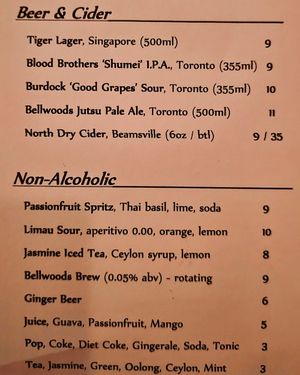 Drinks at Fat Choi in Toronto