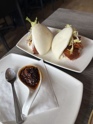 Seitan char sou bao  at Fat Choi in Toronto