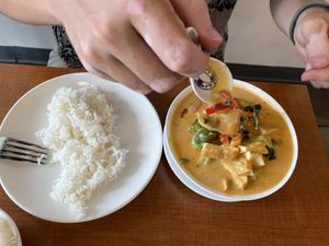 Pineapple curry  at S&S Thai Kitchen in Kapolei