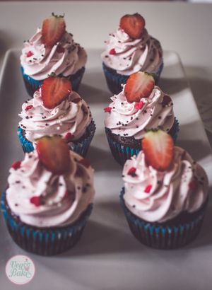 Cupcakes at Veg & Bake in Santiago