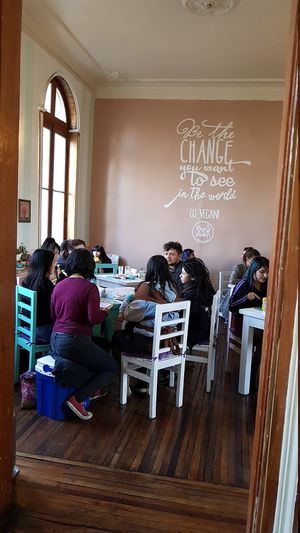 Interior at Veg & Bake in Santiago