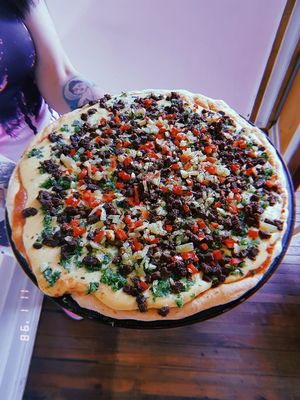 Pizza del día at Veg & Bake in Santiago