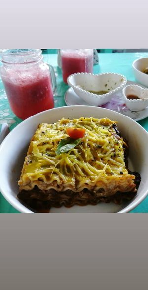 Lasagna. at Veg & Bake in Santiago