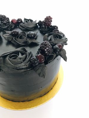 Torta negra at Veg & Bake in Santiago