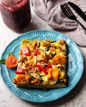 Pizza at Veg & Bake in Santiago