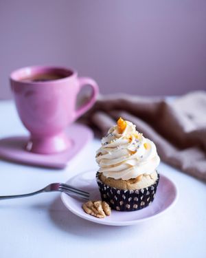 Lucuma manjar nuez at Veg & Bake in Santiago