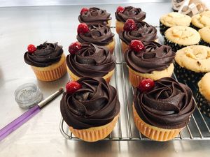 Cupcakes  at Veg & Bake in Santiago