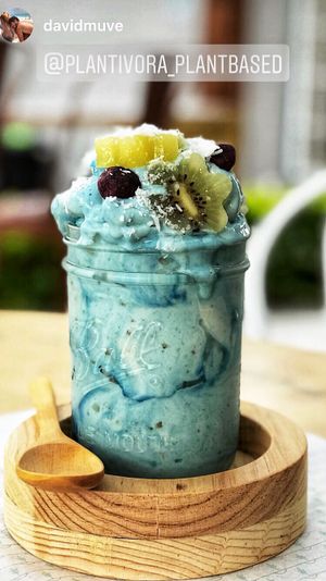 Ocean blue Smoothie  at Plantivora in Leon