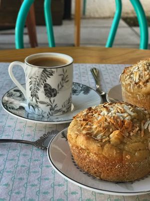Piña Colada Muffins  at Plantivora in Leon